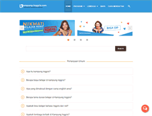 Tablet Screenshot of kampung-inggris.com